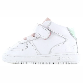 Sneaker Shoesme White Pastel Green Baby-Schuhgröße 22