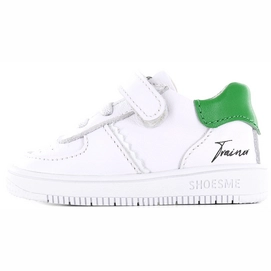 Chaussures Bébé Shoesme Klittenband White Green-Pointure 19
