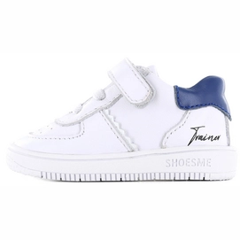 Baby Sneaker Shoesme Klittenband White Blue-Schoenmaat 19