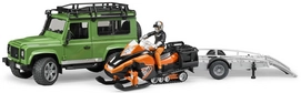 Bruder Jeep Wrangler Met Sneeuwscooter 02594