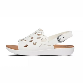 FitFlop Women Elodie Entwined Loops Back-Strap Sandals Bright White