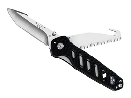 Vouwmes Buck Alpha CrossLock Aluminium Black
