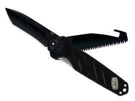 Folding Knife Buck Blackout Crosslock Black