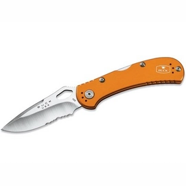 Folding Knife Spitfire Orange PE Buck