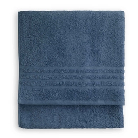 Badlaken Byrklund Navy Katoen