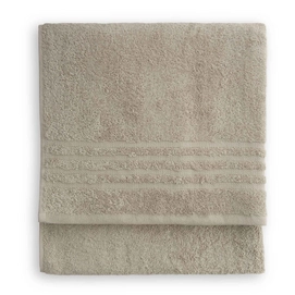 Badlaken Byrklund Taupe Katoen