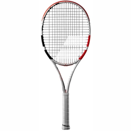 Tennisschläger Babolat Pure Strike 26 SC White Red Black 2020 (Besaitet) Kinder