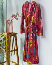 Badjas Pip Studio Floral Fantasy Red