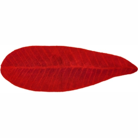 Tapis de Bain Abyss & Habidecor Feuille Red-65 x 185 cm