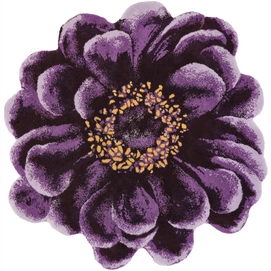 Bath Mat Abyss & Habidecor Fiore Purple-125 cm