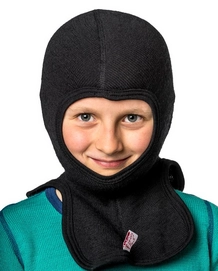 Cagoule Woolpower Kids 200 Pirate Black Large