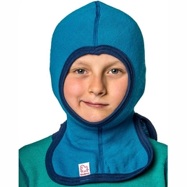Balaclava Woolpower Kids 200 Dolphine Blue Small