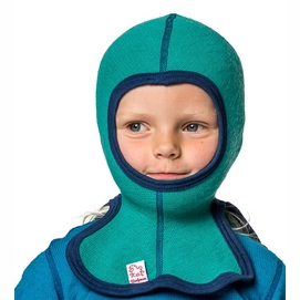 Balaclava Woolpower Kids 200 Turtle Green Large