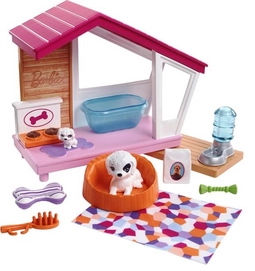 Barbie Meubel: hondenhuis (FXG34/FXG33)