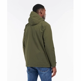 Barbour Bedale Hooded Olive-3