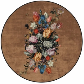 Teppich Essenza x Mauritshuis Beautiful Bouquet Brown (ø 180 cm)