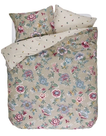 Taies d'oreiller PiP Studio Berry bird Khaki Percale (50 x 75 cm)