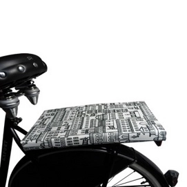 Bagagedragerkussen Bikecap Pillow Amsterdam Black