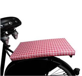 Bagagedragerkussen Bikecap Pillow Houndstooth Pink