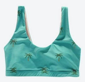 Bikinitop OAS Women Blue Palm Sport