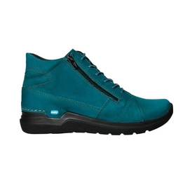 Stiefel Wolky Why Antique Nubuck Petrol Damen