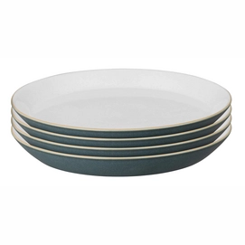 Bord Denby Impression Charcoal 21,5 cm (Set van 4)