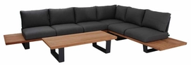 Loungeset Suns Boston Hoekopstelling Groot Matt Royal Grey / Blended Anthracite