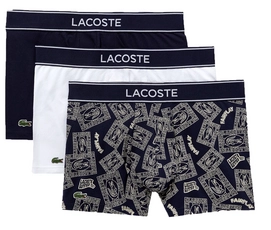 Boxershort Lacoste Men Casual Navy Blauw / Wit (Set van 3)