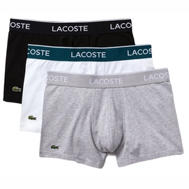Boxers Lacoste Men Casual Black / White / Flamed Grey (Set of 3)-XXL
