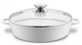 Braadpan Berndes Vario Click Wit Met Glazen Deksel 32 cm