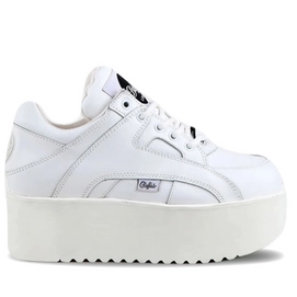 Sneaker Buffalo 1330-6 Blanco Nappa Leather Damen-Schuhgröße 38