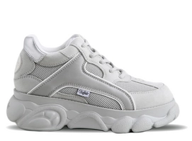 Sneaker Buffalo Colby Light Grey Imi Leather Suede Textile Leather