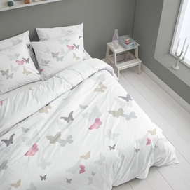 Dekbedovertrek Cinderella Flock Taupe Percal