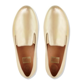 Sneaker FitFlop Superskate™ Leather Gold Iridescent