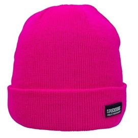 Beanie Poederbaas Colourful Basic Pink