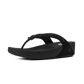 FitFlop Crystal Swirl All Black