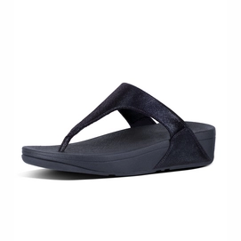 FitFlop Shimmy Suede Toe-Post Midnight Navy