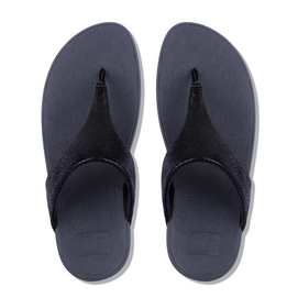 Slipper FitFlop Shimmy™ Suede Toe-Post Midnight Navy