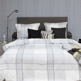 Bettwäsche Heckett & Lane Refined Cash Grau Mako-Satin