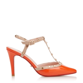 Dune Catelyn Orange Patent Synthetic