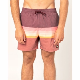 Short de Bain Rip Curl Men Layered Volley Washed Red