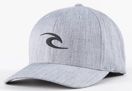 Pet Rip Curl Men Tepan Weld Flexfit Cap Light Grey