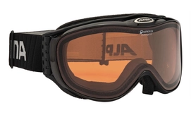 Skibrille Alpina Challenge 2.0 QH Transparent Schwarz