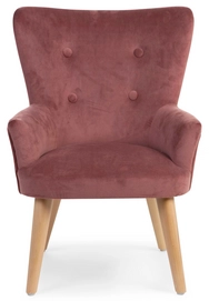 Kinderstoel Childhome Sofa Klein Velvet Bordeaux