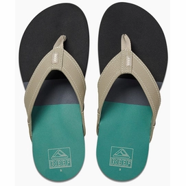 Tongs Reef Men Tri Newport Black Green