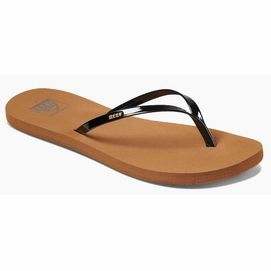 Slipper Reef Women Bliss Nights Black Patent Tan