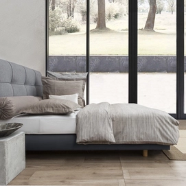 Bettwäsche Heckett & Lane Refined Crosby Braun Baumwolle