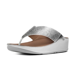 Slipper FitFlop Crystall Microfiber Silver