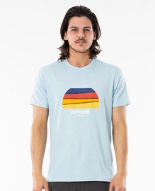 T-Shirt Rip Curl Surf Revival Hey Muma Tee Light Blue Herren