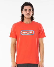 T-Shirt Rip Curl Surf Revival Hey Muma Tee Cayenne Herren